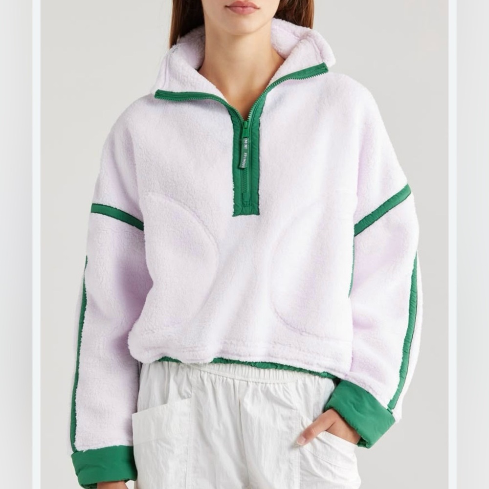 New Free People FP Movement Mountain High 1/2 Zip Pullover